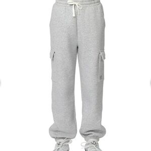 GAP Kids Heather Gray Fleece Cargo Sweatpants Size 7/8 Boys Joggers